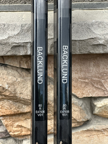 Mikael Backlund Signed Game used stick + Memory in Bloom hoodie