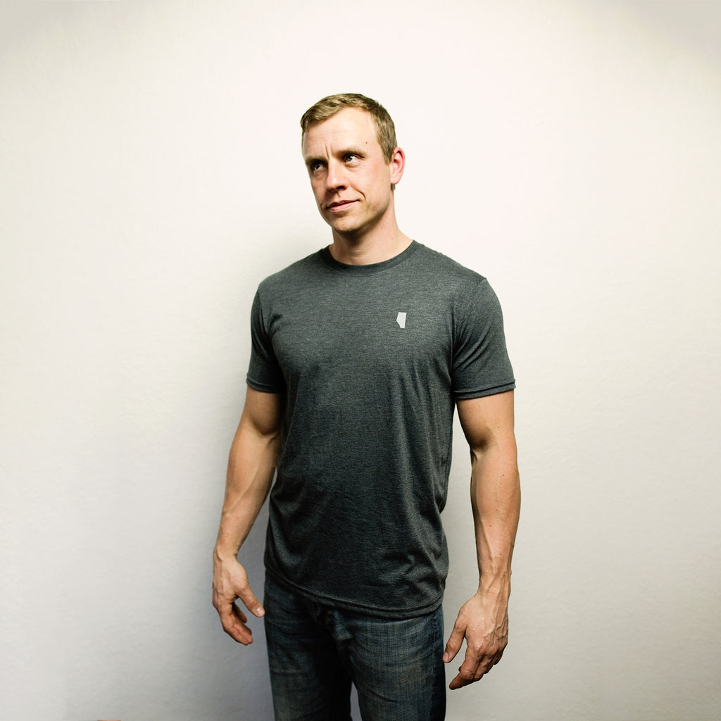 Mens Provincial Map Bamboo Tri-Blend Crewneck