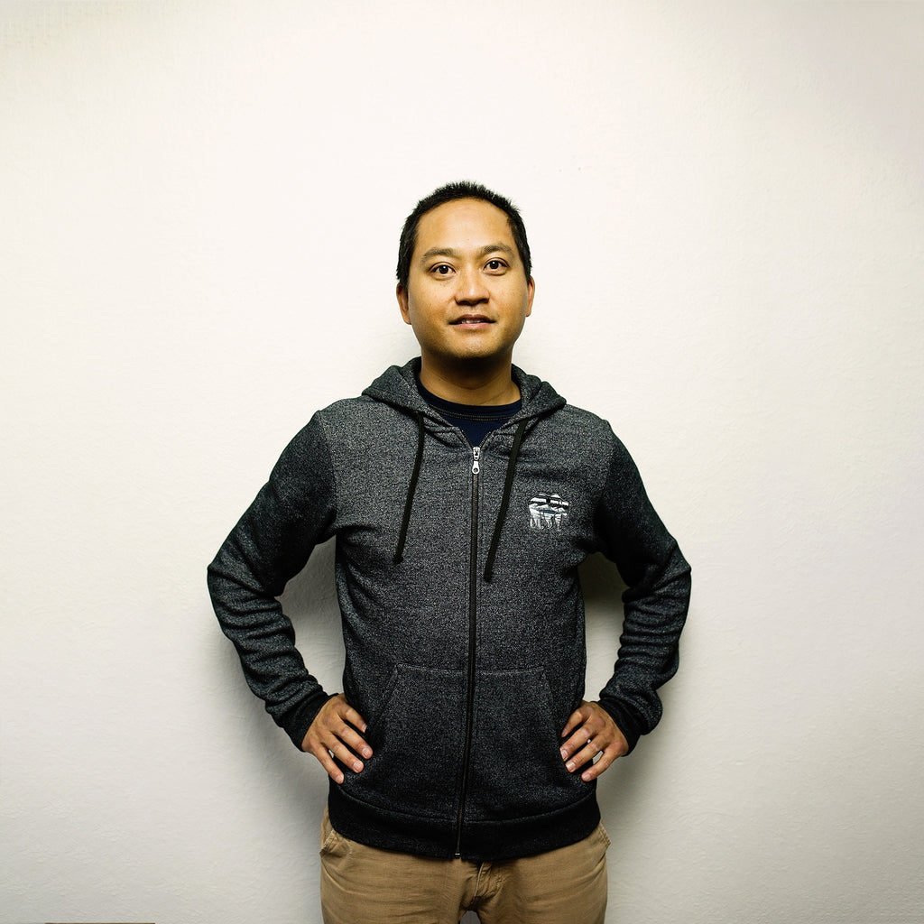 Unisex AlBearta Marled Hoodie