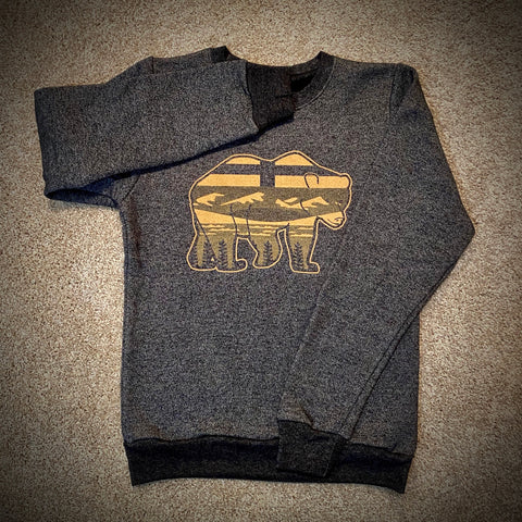 Gold Ink AlBearta Unisex Marled Crewneck