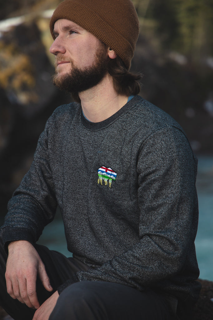 AlBEARta Unisex Marled Crewneck Sweater