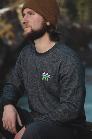 AlBEARta Unisex Marled Crewneck Sweater