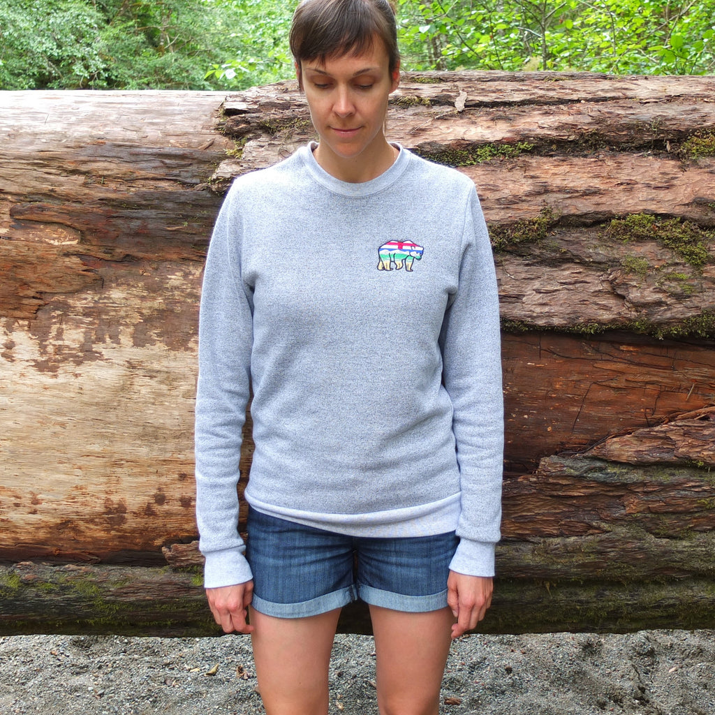 AlBEARta Unisex Marled Crewneck Sweater