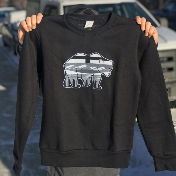Kids AlBearta Crewneck Sweater