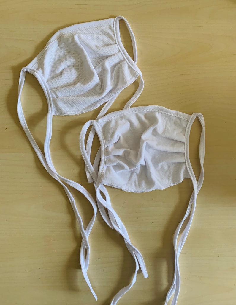 Tie Back 2-Layer Face Mask (4 Pack)