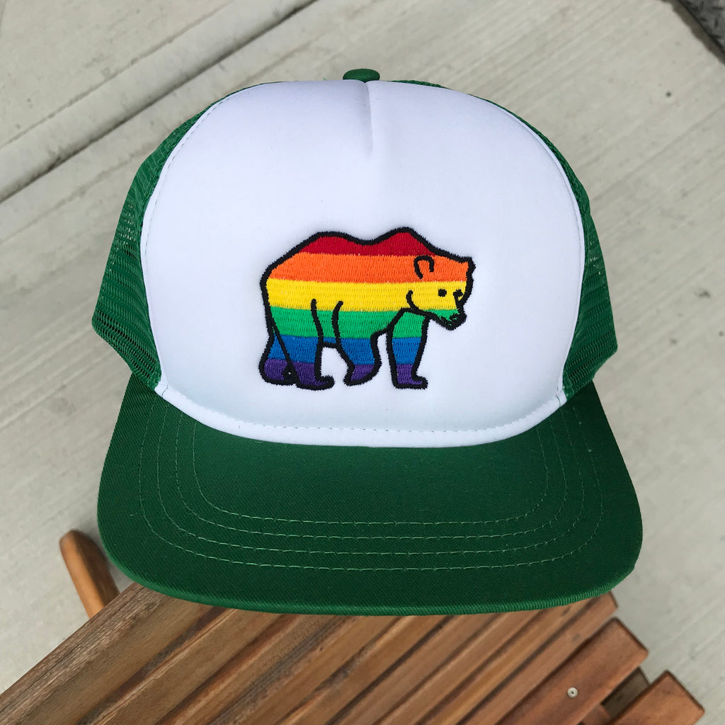 PRIDE Bear Trucker hat