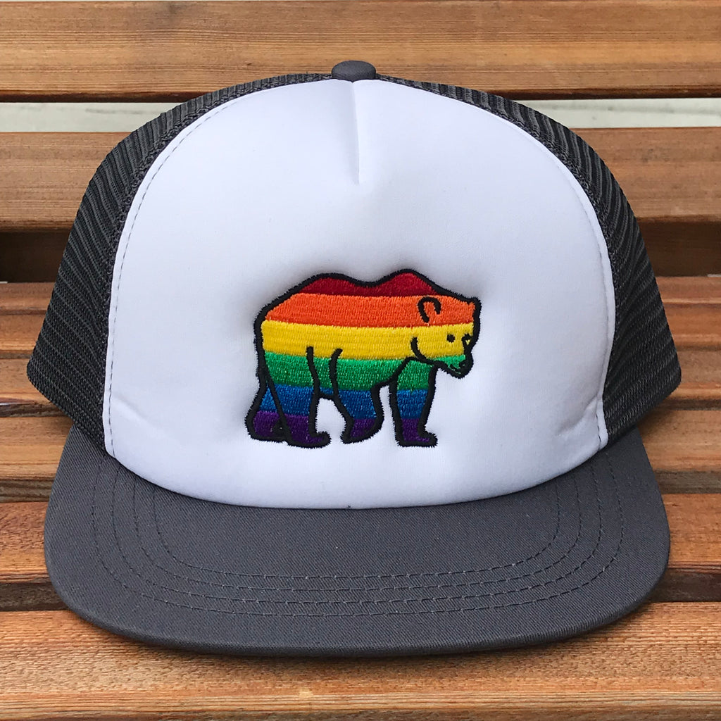 PRIDE Bear Trucker hat