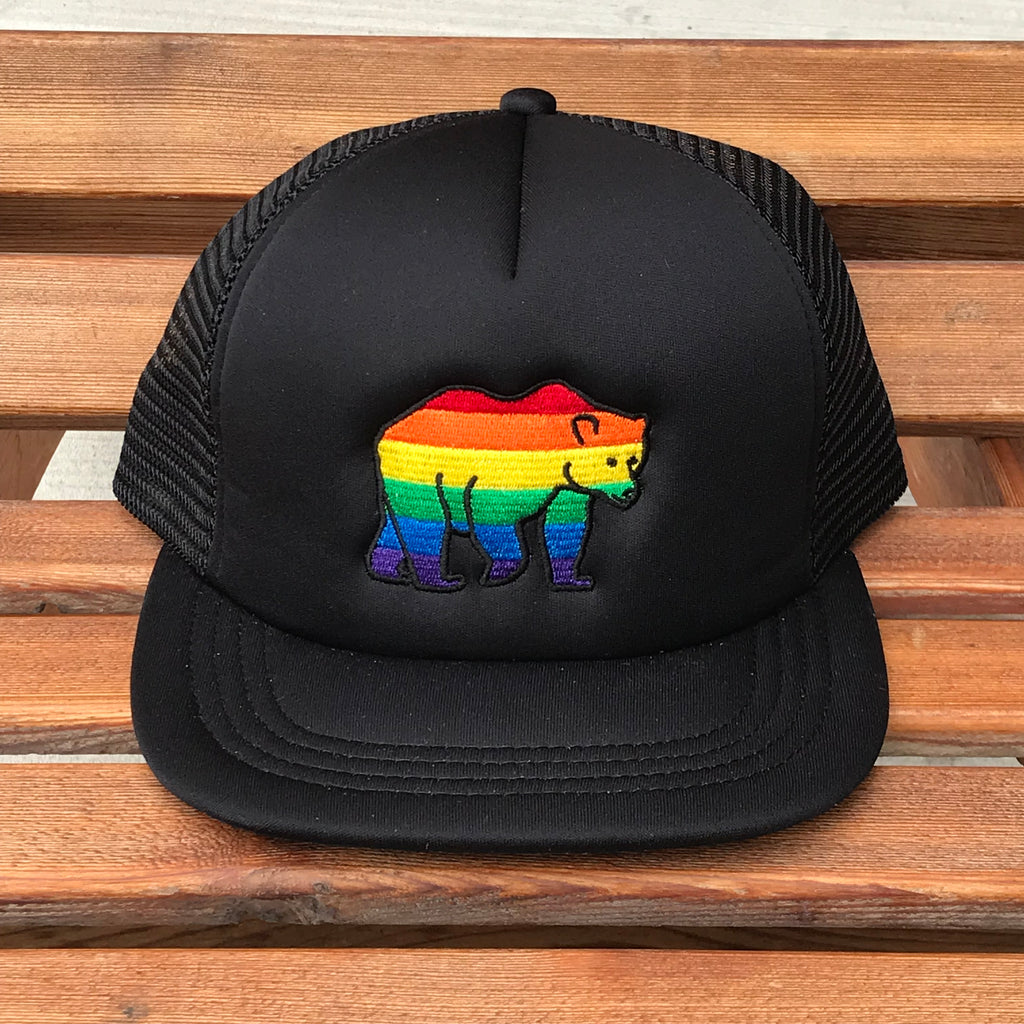 PRIDE Bear Trucker hat