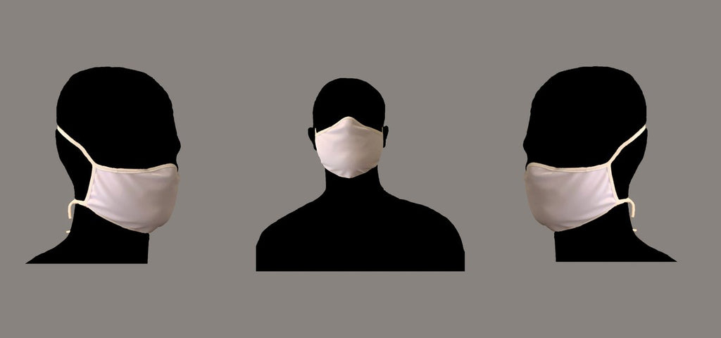 Tie Back 2-Layer Face Mask (4 Pack)